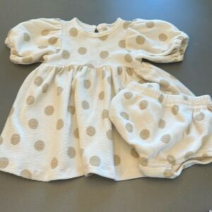 Quincy Mae Polka Dot Dress with Bloomers 12-18 Months